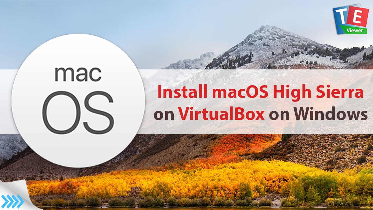mac high sierra for virtualbox